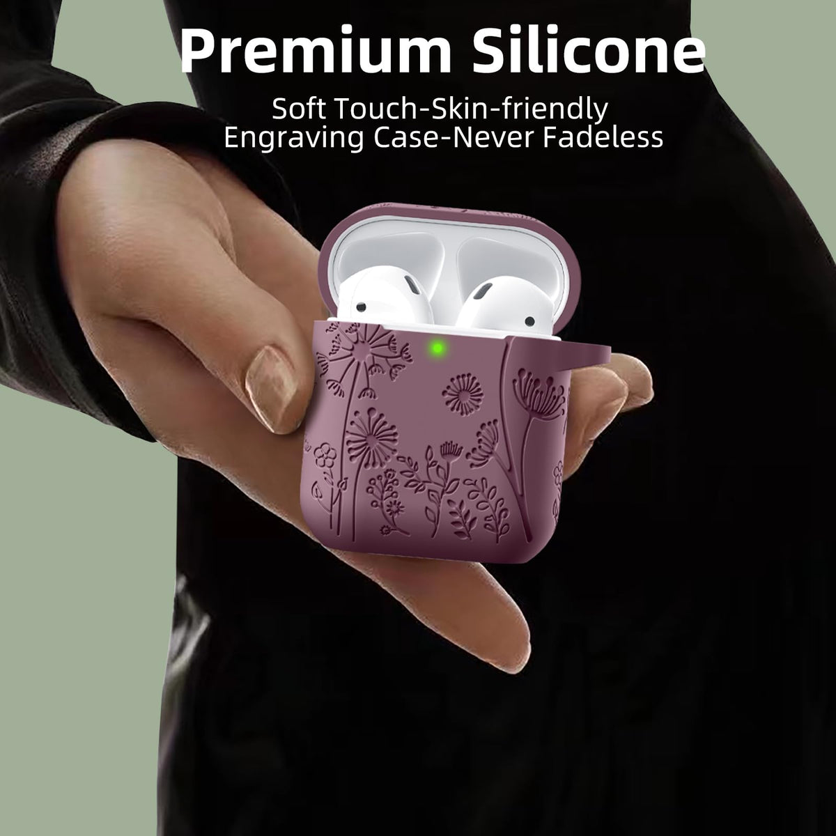Lerobo AirPods Case Washable Surface easy to clean after use