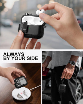 Lerobo AirPods Pro 2 case cleaner kit and carabiner included