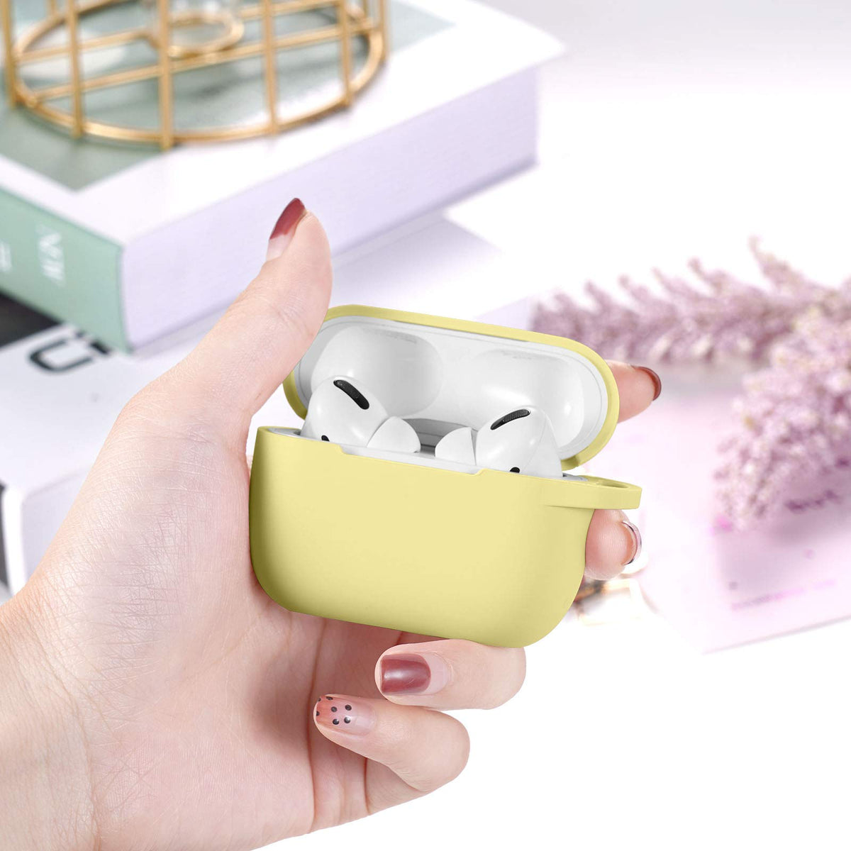 Lerobo AirPods Pro 2 case washable silicone for long-term use.