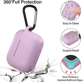 Lerobo lavender case demonstrates wireless charging compatibility