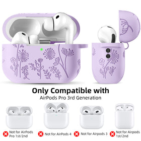 Lerobo AirPods Pro 3 case includes a removable keychain accessory