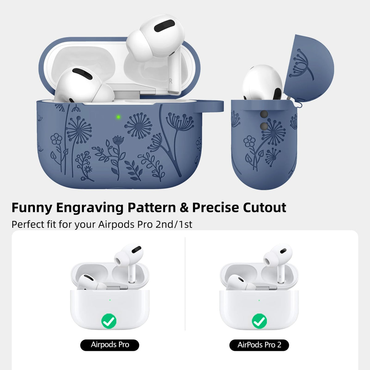 Lerobo AirPods Pro carabiner keychain keeps your case handy.