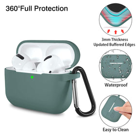 Lerobo AirPods Pro case with dust-proof and waterproof shield for daily wear.