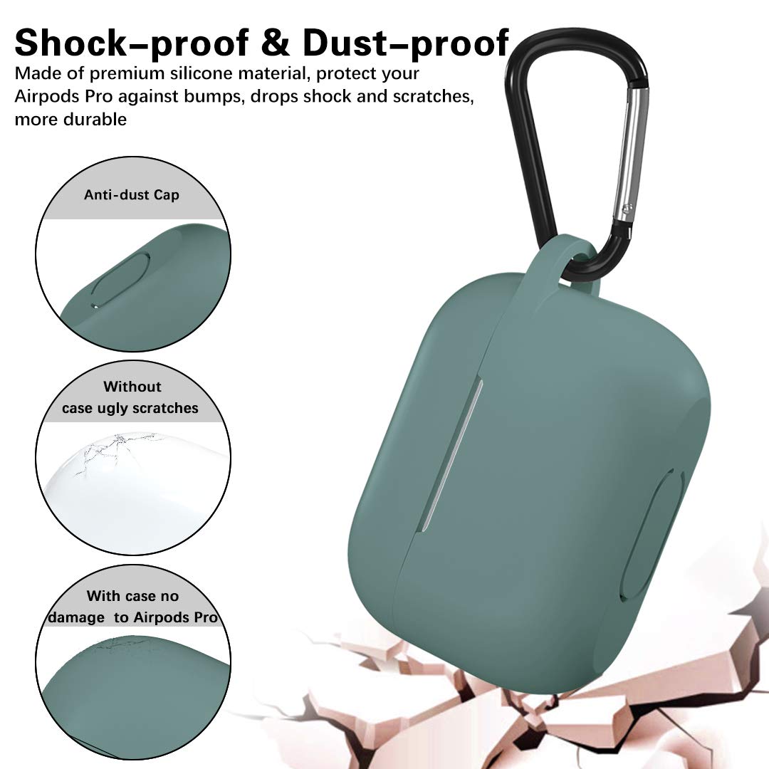 Lerobo AirPods Pro case with reserved charging port for easy wireless charging.