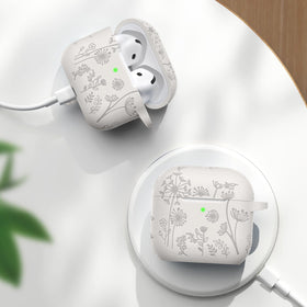 Lerobo AirPods 4 case with carabiner clip for hands-free carrying.