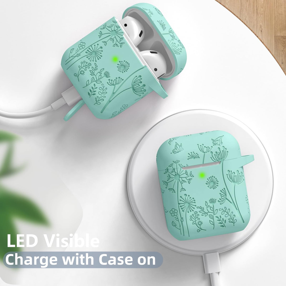 Lerobo mint green color adds a fresh modern touch