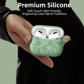 Lerobo Silicone AirPods Pro 2 case shows washable material for daily cleaning