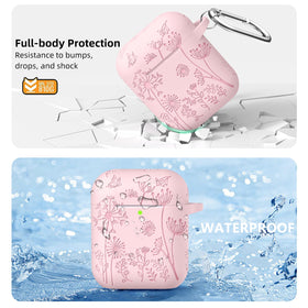 Lerobo soft silicone AirPods case with baby-skin feel.