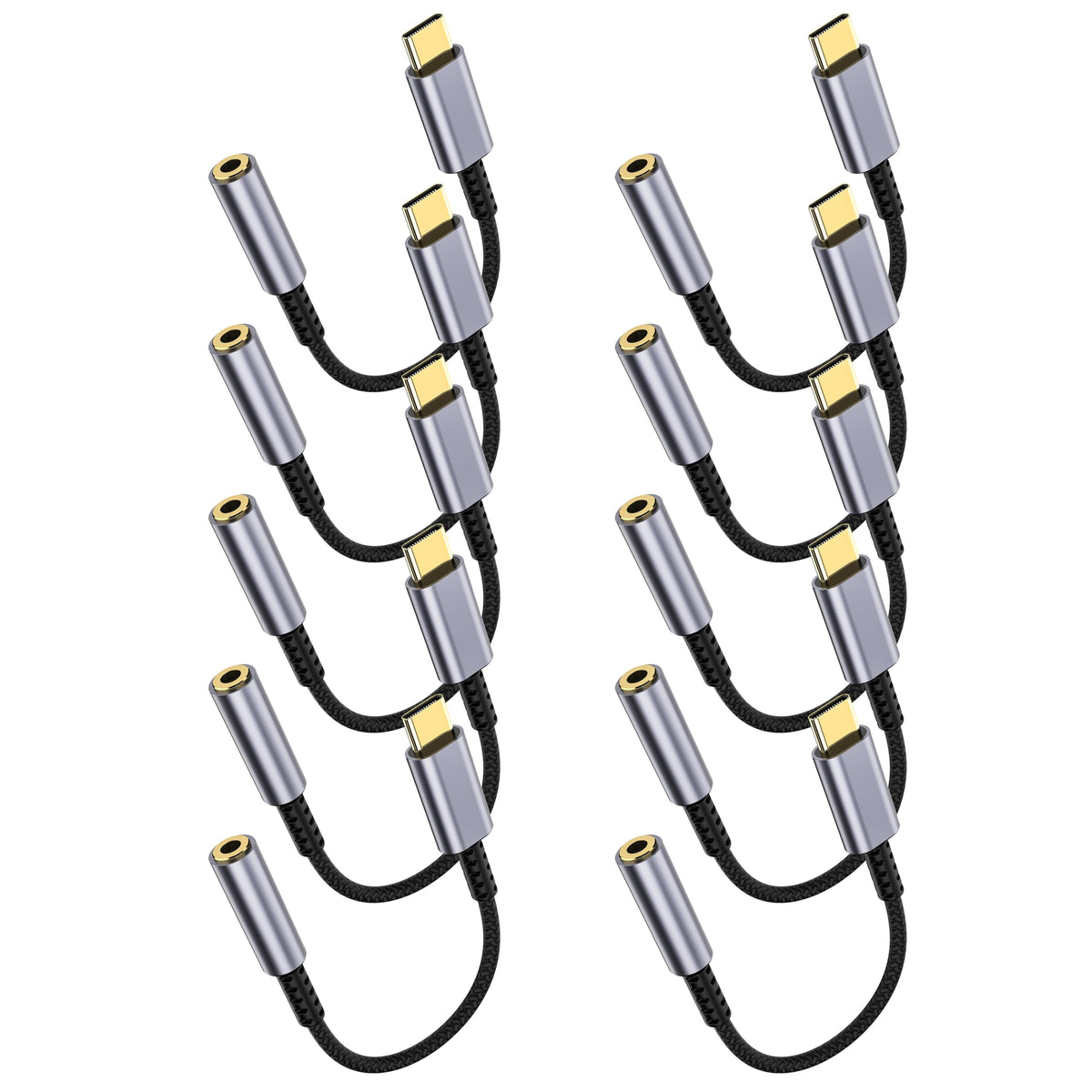 LERTOSEN front view pack showing ten compact adapters for convenience
