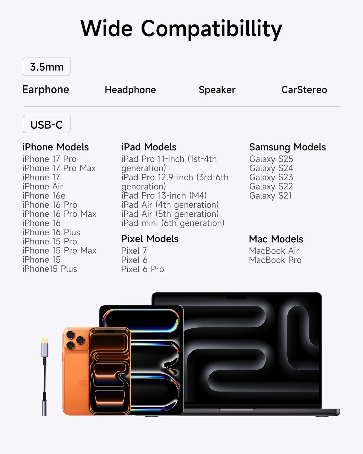 LERTOSEN 3.5mm connection detail showing secure headphone contact
