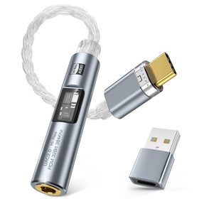 LERTOSEN USB-C to 3.5mm DAC dongle with durable metal housing for long-lasting listening