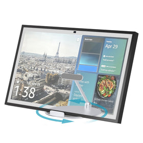 Letlar front view of stand holding Echo Show, stable and accessible