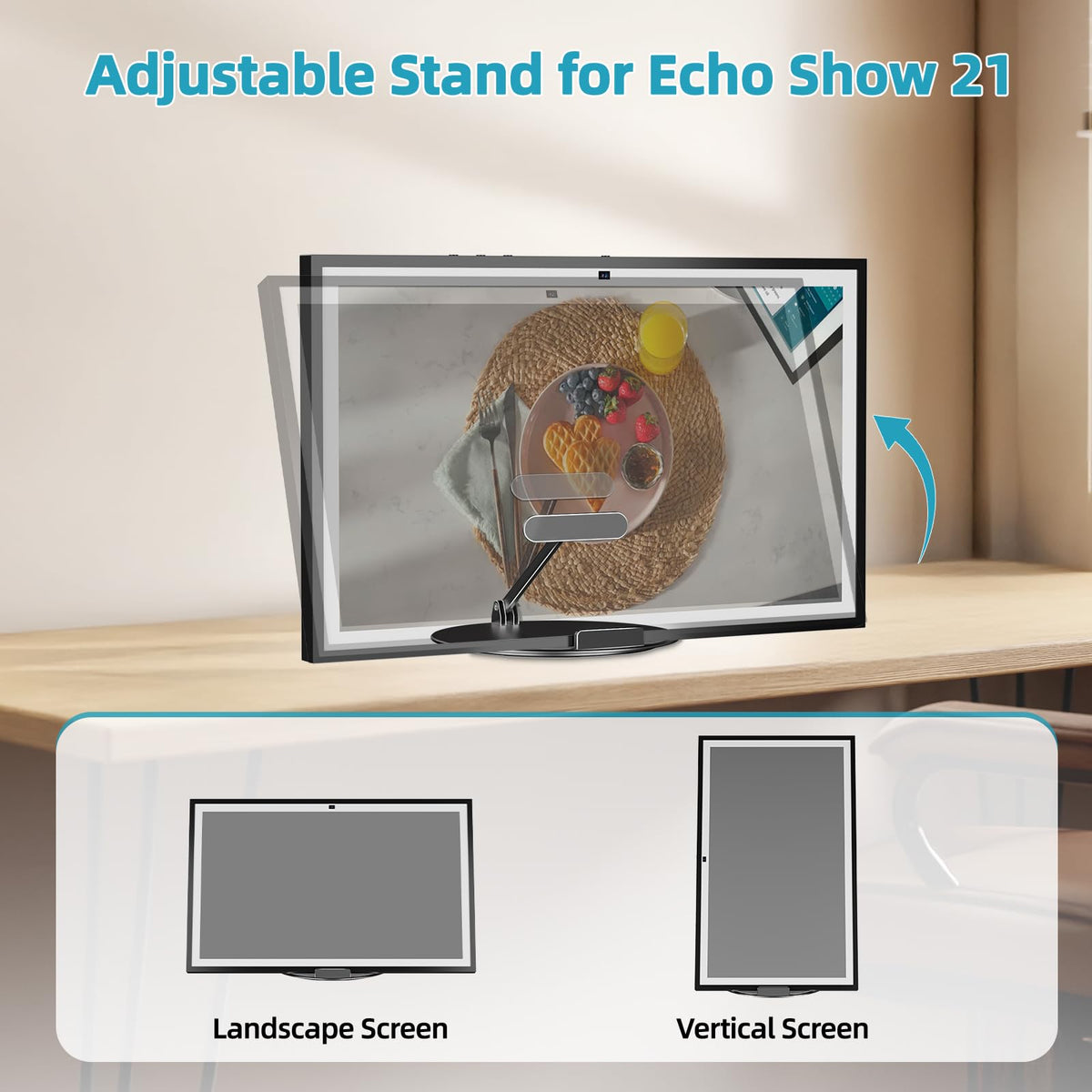 Letlar holding device in portrait mode benefit tidy smart‑home control