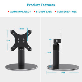 Letlar tiltable stand assembly shows quick setup with base screws and plate screws