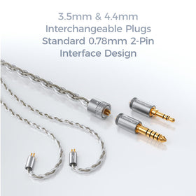Letshuoer Astralis 0.78 mm 2-pin connector provides secure connections