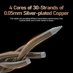 Letshuoer S08 detachable 2-pin cable enables upgrades and maintenance.