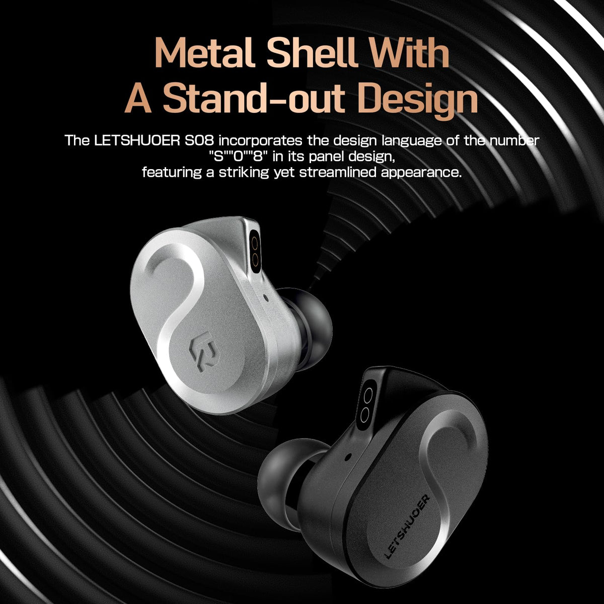 Letshuoer S08 nanoscopic magnetron diaphragm ensures stable, durable performance over time.