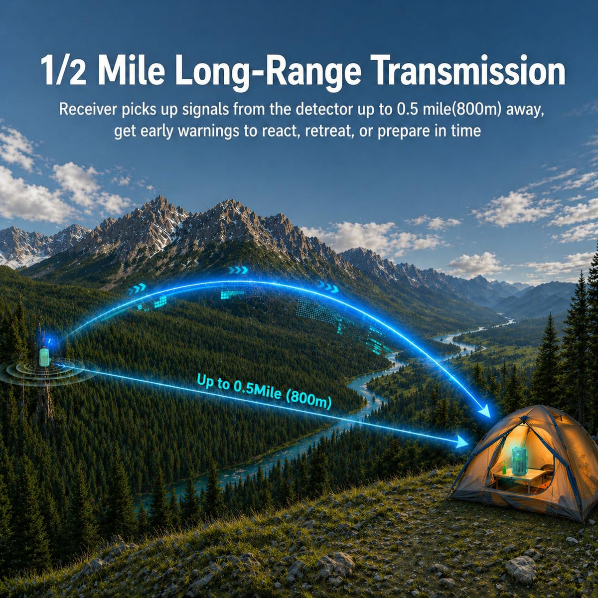 LETWESAF detection zone setup shows precise coverage