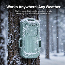 LETWESAF IP66 weatherproof enclosure withstands rain and dust