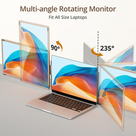 Leudaich 1080p IPS display delivers vivid color and sharp detail.