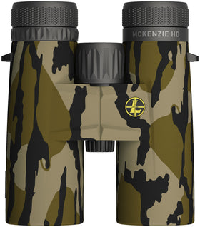 Leupold BX-1 McKenzie HD 10x42 open-bridge design for comfort.