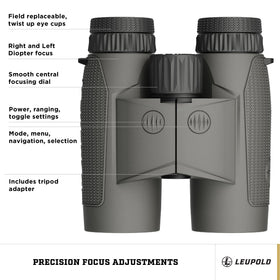Clear range reading display on Leupold BX-4 Range HD TBR/W 10x42