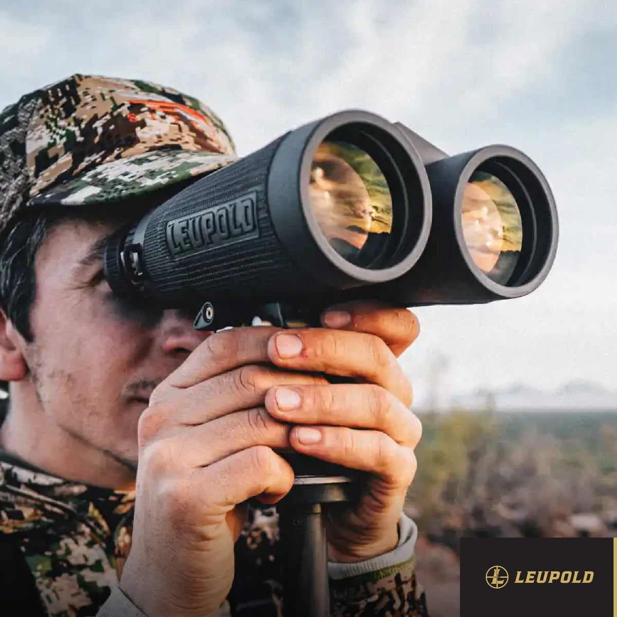 Leupold BX-5 Santiam HD 12x50 ergonomic, lightweight design for comfortable use.
