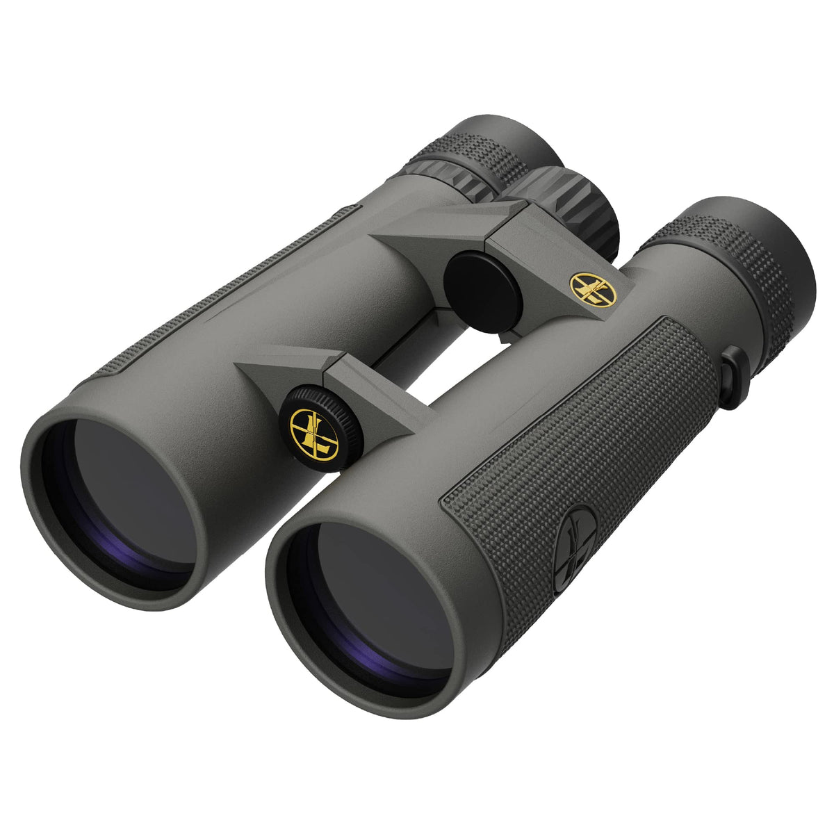 Leupold BX-5 Santiam HD 12x50 shadow gray body offers crisp outdoor viewing.