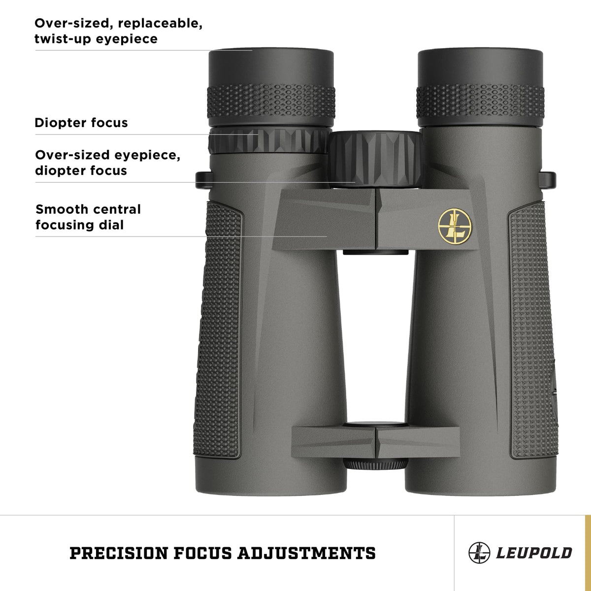 Leupold BX-5 Santiam HD 8x42 Guard-ion coating repels water and fingerprints