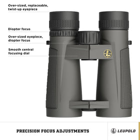 Leupold BX-5 Santiam HD 8x42 Guard-ion coating repels water and fingerprints