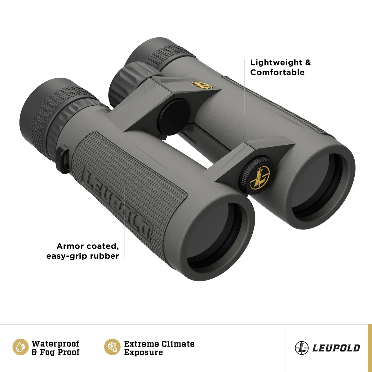 Leupold BX-5 Santiam HD 8x42 waterproof construction for rugged outdoor conditions
