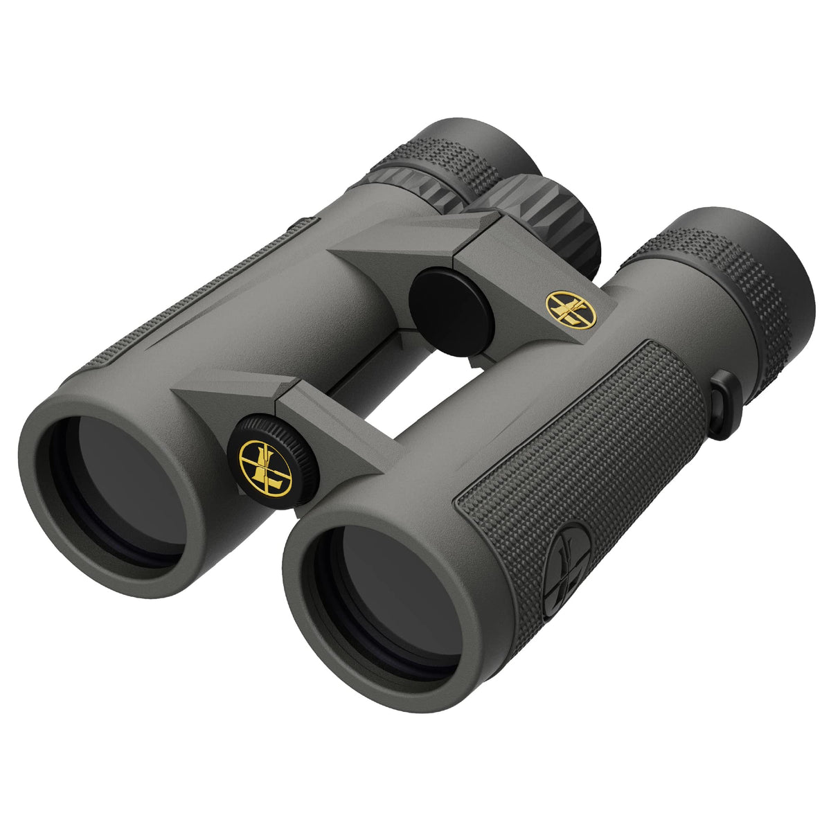 Leupold BX-5 Santiam HD binocular front view highlighting rugged, waterproof body for outdoor use.
