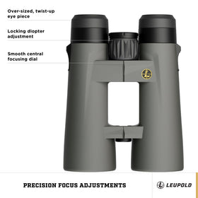 Leupold BX-4 Pro Guide HD 12x50 Elite Optical System boosts brightness and clarity.
