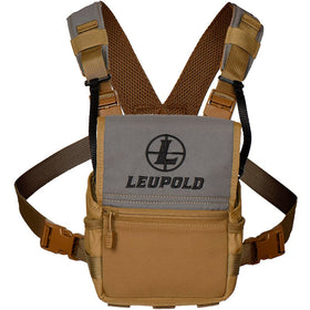Leupold Pro Guide Harness 2 with neodymium magnet closure keeps binoculars secure and accessible
