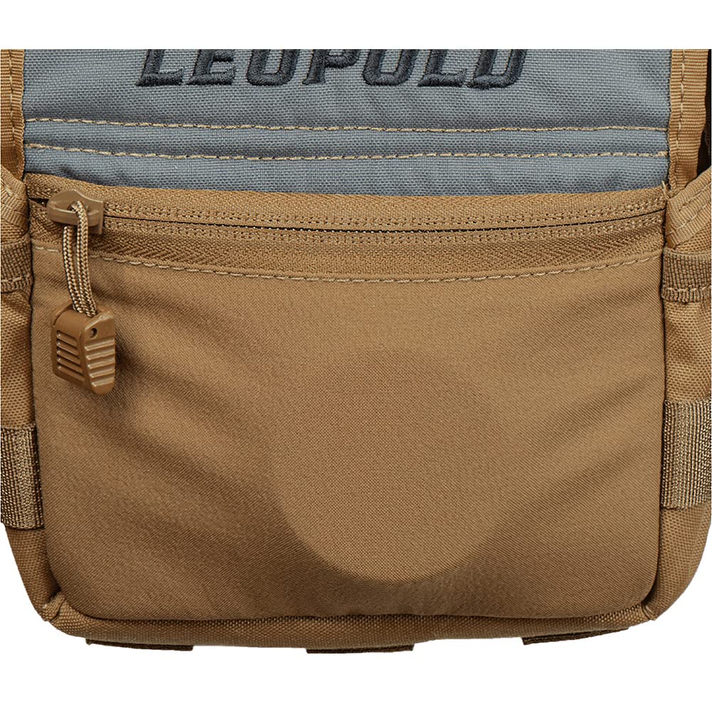 Leupold Pro Guide Harness 2 rear cell phone pocket keeps essentials within reach