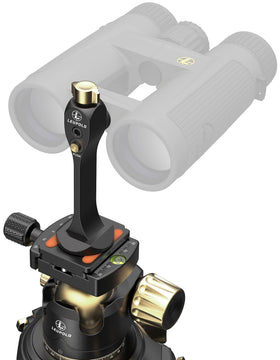 Leupold Quick-Stem Bino Tripod Adapter top view for stable, hands-free viewing