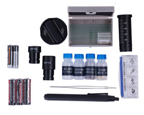 Levenhuk 50L NG Azure three-objective set 4x, 10x, 40x