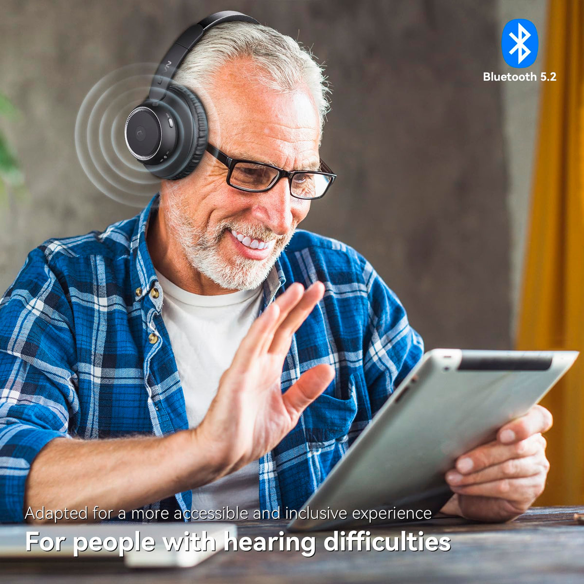 LEVN breathable cushions keep listening comfortable and cool during viewing.