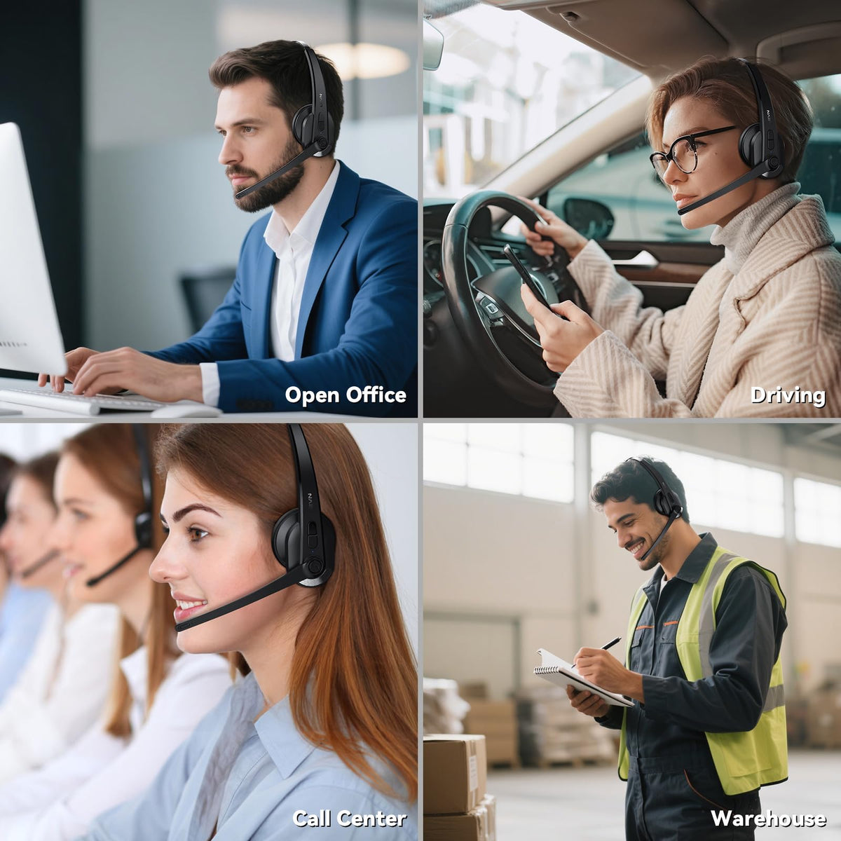 LEVN headset control panel with one-touch mute for instant privacy and control