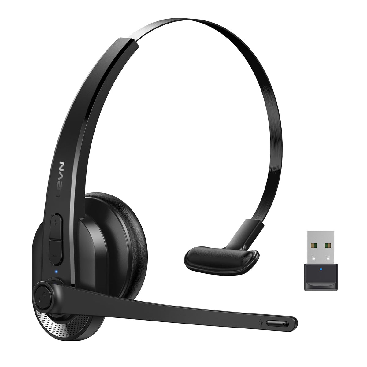 LEVN headset front view showing design and build quality for professional calls