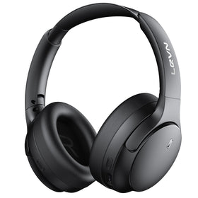 LEVN Hybrid ANC headphones, front view, ideal for immersive listening on the go.