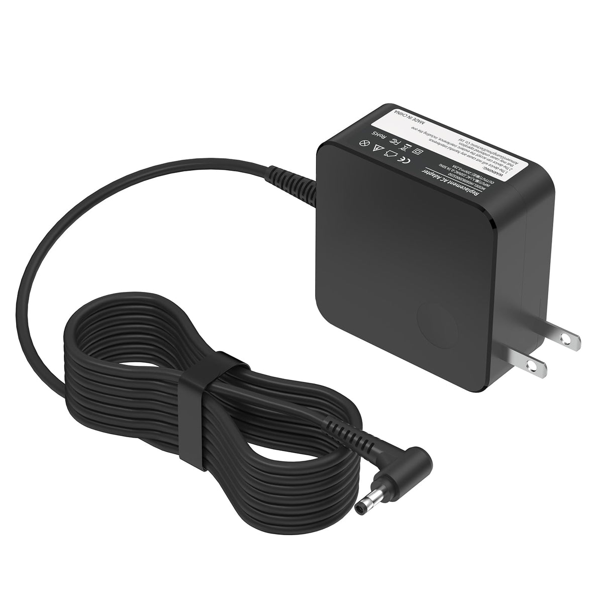 Lewepe 65W adapter front view, compact travel-ready