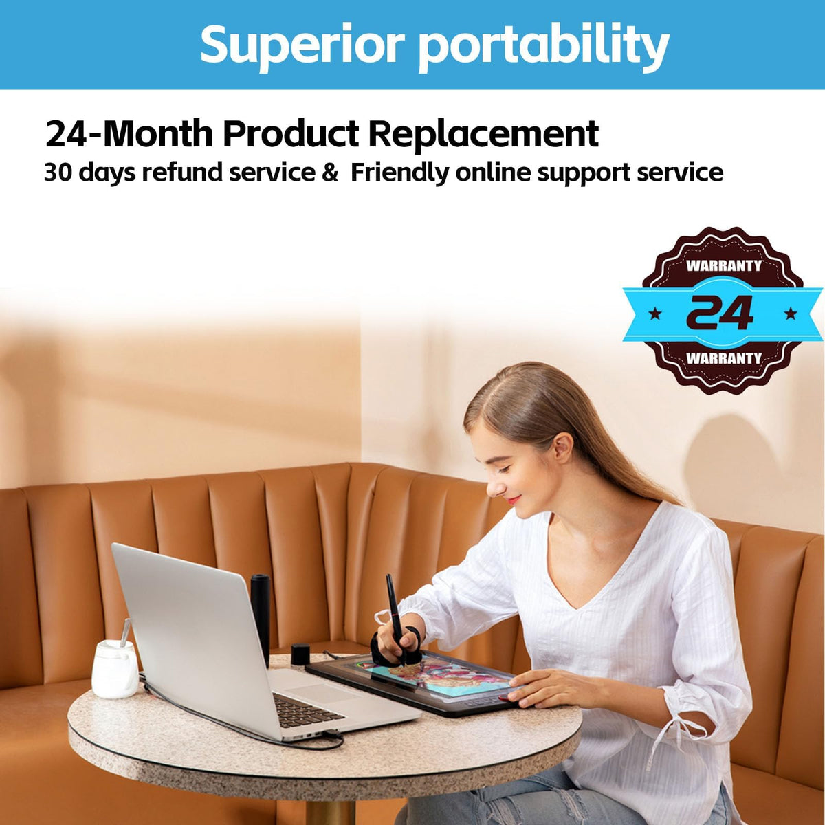 Lewepe compact desktop charger, ideal for Lenovo Ideapad and Yoga