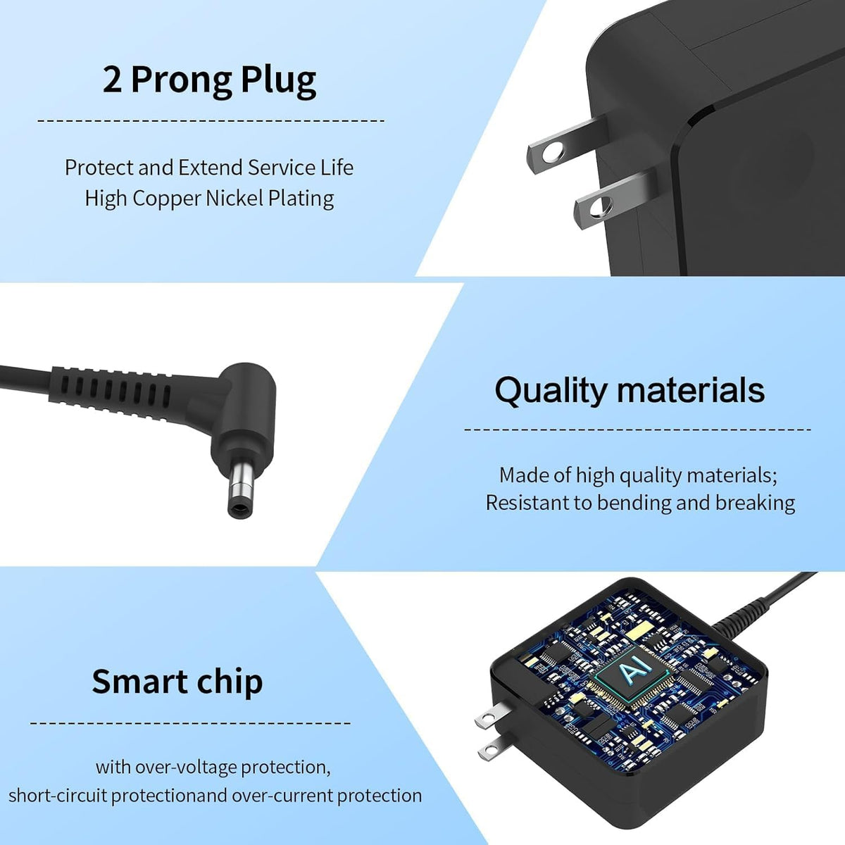 Lewepe travel-friendly packaging, cords neatly organized for quick setup