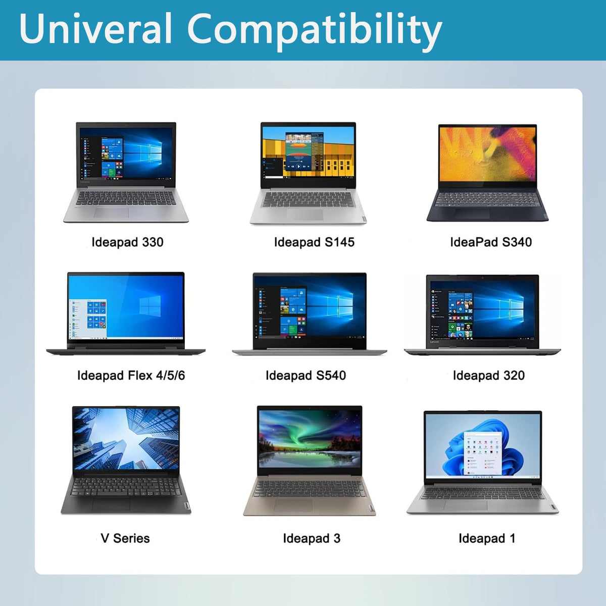 Lewepe Yoga compatibility image, versatile charging for flexible devices