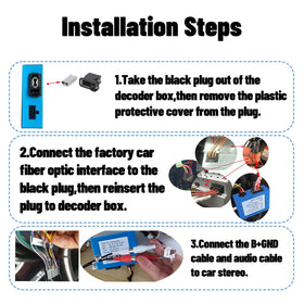 LEXXSON optic fiber decoder for CLS – plug-and-play with factory system.