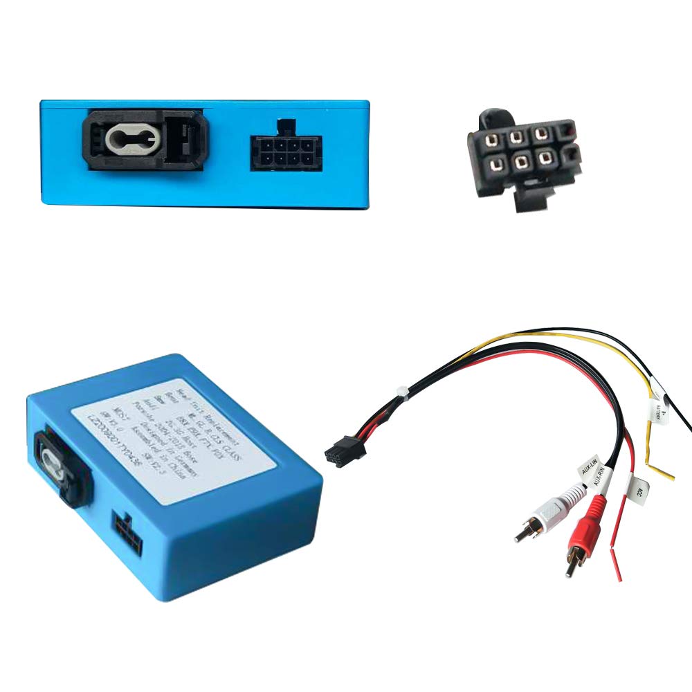 LEXXSON optic fiber decoder for Mercedes ML – seamless integration with factory amplifier.