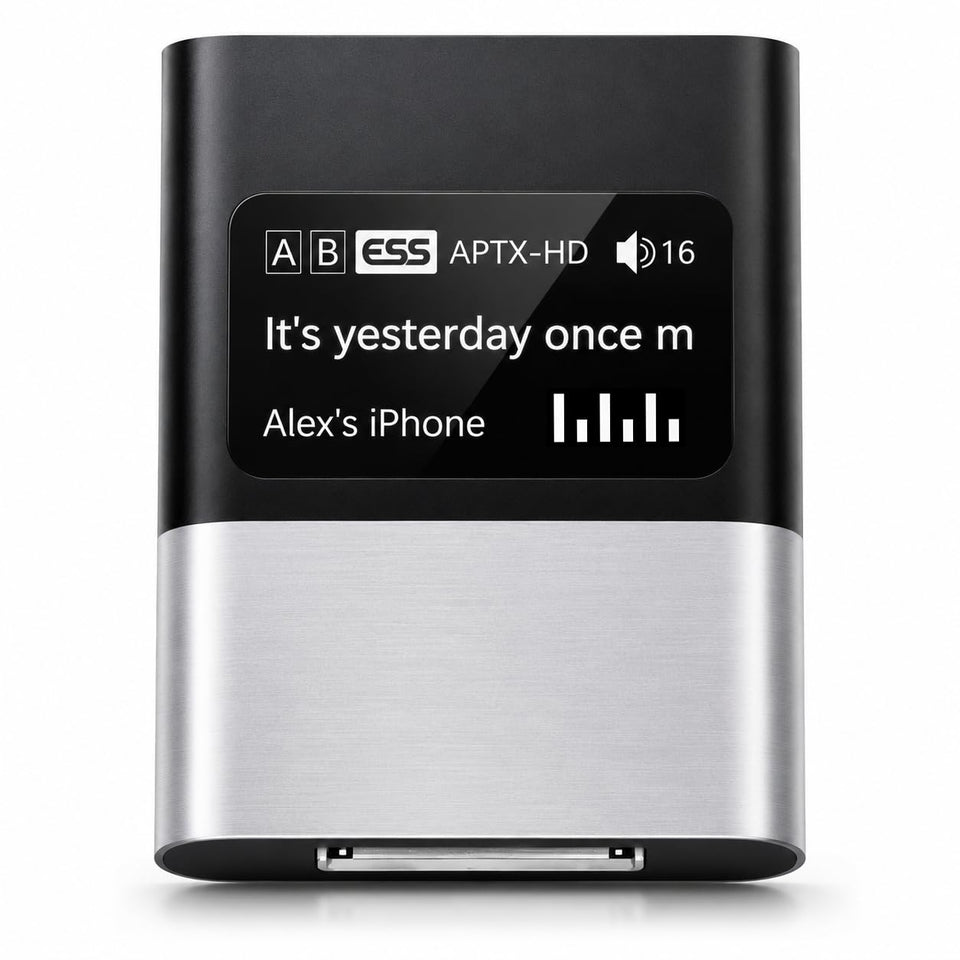 LEZIRLOA Bose SoundDock Bluetooth adapter enabling wireless streaming for iOS and Android.