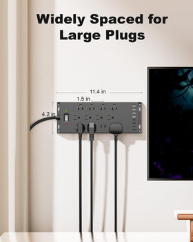 LeZone on a desk powering laptop and phone for organized workspace charging