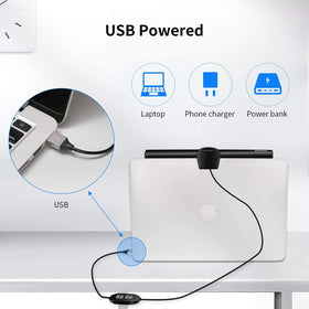 LFNOWN laptop monitor light bar color-temperature controls optimize ambient lighting